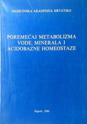 [GN-01-5B] POREMEĆAJ METABOLIZMA VODE, MINERALA I ACIDOBAZNE HOMEOSTAZE