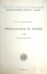 [GN-01-6B] PREDAVANJA IZ FIZIKE I. DIO