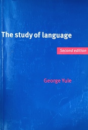 [GN-02-3B] THE STUDY OF LANGUAGE