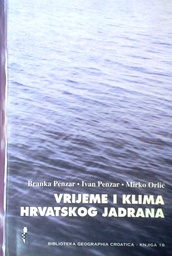 [D-18-3A] VRIJEME I KLIMA HRVATSKOG JADRANA