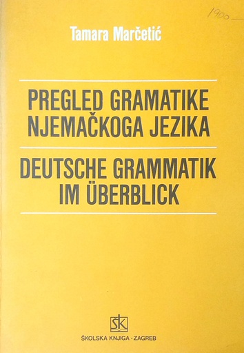 [D-03-3B] PREGLED GRAMATIKE NJEMAČKOG JEZIKA