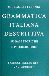 [C-06-5A] GRAMMATICA ITALIANA DESCRITTIVA