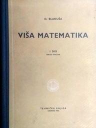 [D-13-6B] VIŠA MATEMATIKA I. DIO DRUGI SVEZAK