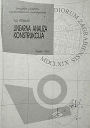 [D-18-4A] LINEARNA ANALIZA KONSTRUKCIJA