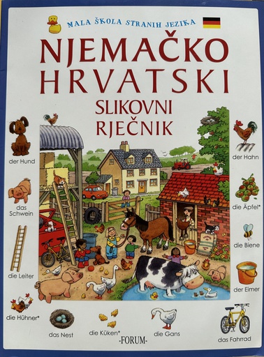 [E-01-1B] NJEMAČKO HRVATSKI SLIKOVNI RJEČNIK
