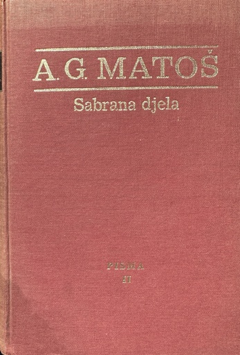 [B-11-6B] SABRANA DJELA XX. - PISMA II.