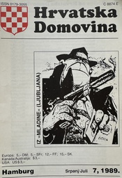 [E-03-2A] HRVATSKA DOMOVINA 7,1989.