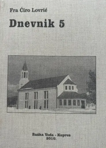 [E-03-5A] DNEVNIK 5 - dnevnik fra Ćire Lovrića od 17. listopada 1998. do 03. travnja 2001. godine