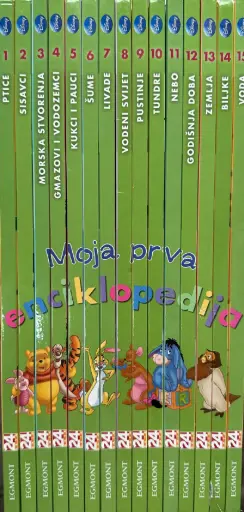 [E-04-1A] MOJA PRVA ENCIKLOPEDIJA S WINNIEJEM POOHOM I PRIJATELJIMA 1-15