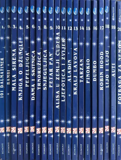 [E-05-6A] DISNEY KLASICI KOMPLET 1-20