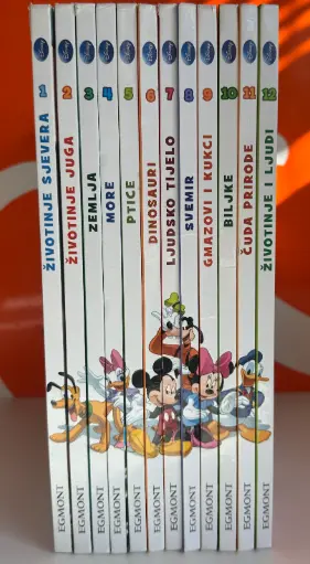 [B-10-1B] DISNEY ENCIKLOPEDIJA MOJ SVIJET 1-12