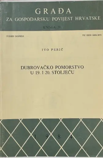 [B-07-5A] DUBROVAČKO POMORSTVO U 19. I 20. STOLJEĆU