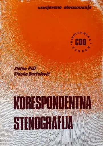 [D-18-5A] KORESPONDENTNA STENOGRAFIJA