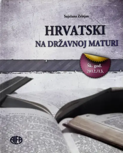 [A-06-1A] HRVATSKI NA DRŽAVNOJ MATURI