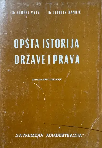 [GN-02-4A] OPŠTA ISTORIJA DRŽAVE I PRAVA