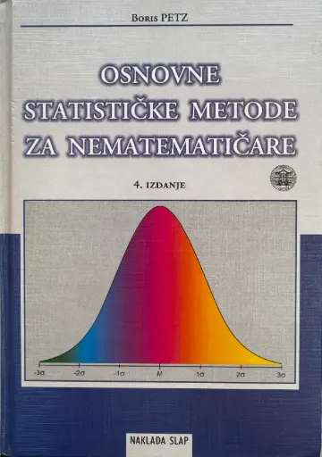 [E-01-6B] OSNOVNE STATISTIČKE METODE ZA NEMATEMATIČARE