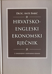 [A-05-5A] HRVATSKO ENGLESKI EKONOMSKI RJEČNIK